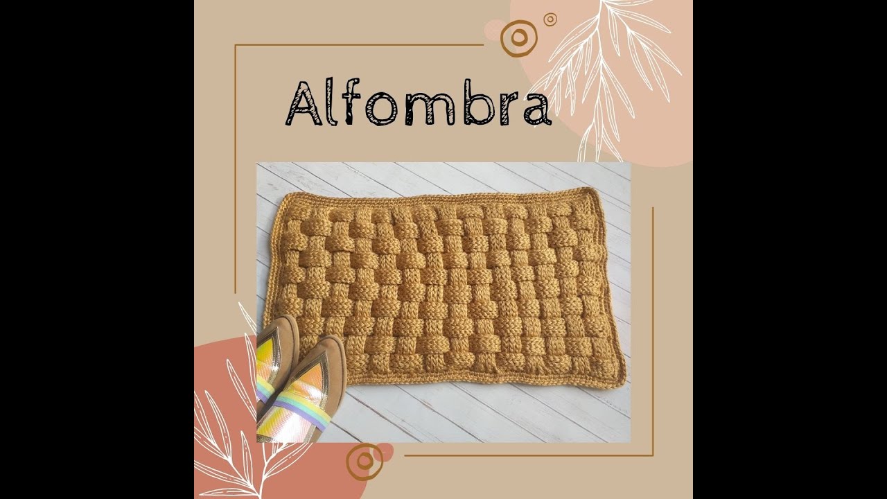 🧶❤Alfombra a crochet❤🧶