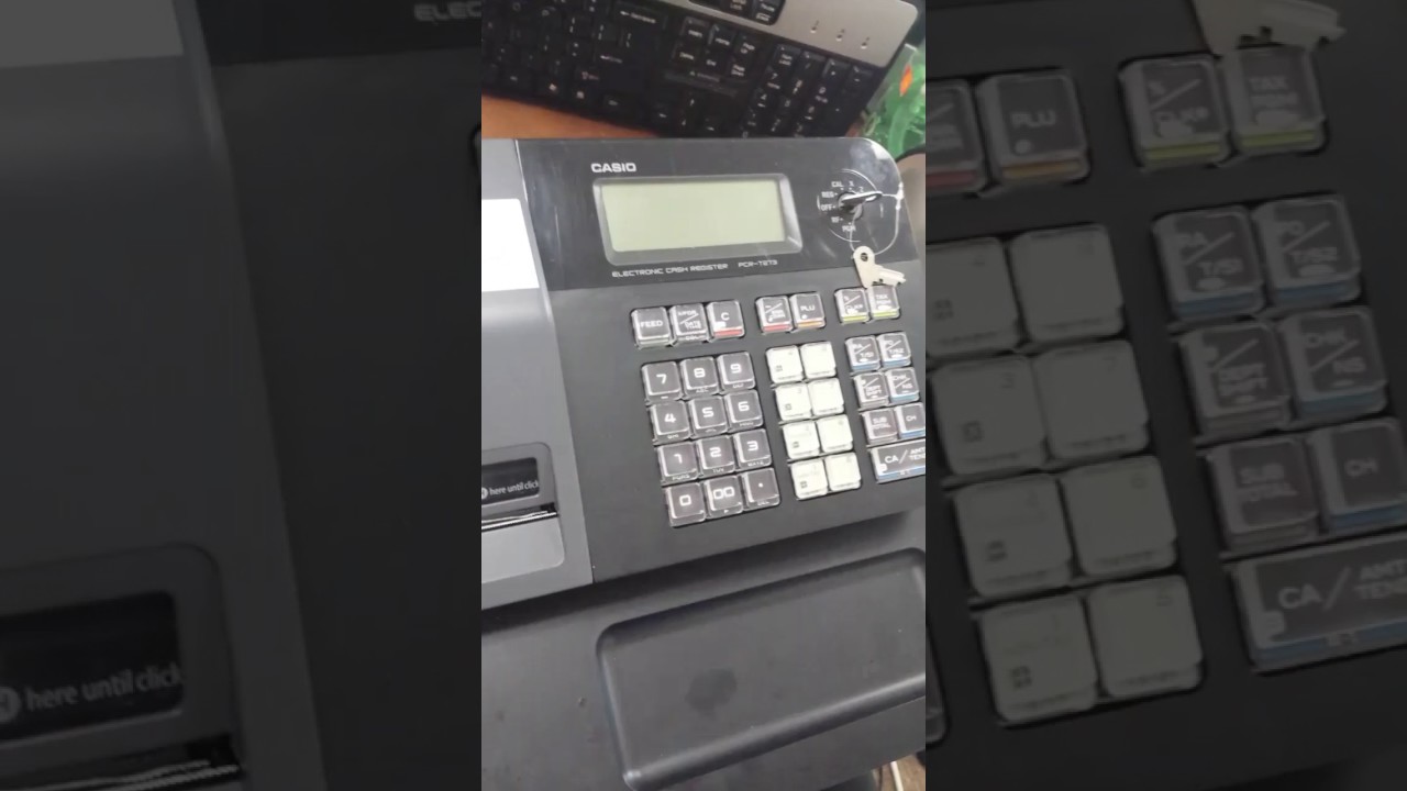 Casio pcr-t273 cash register how to add tax to your cash register