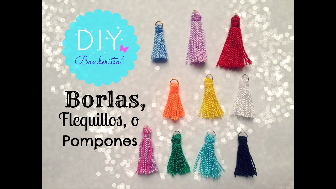 Borlas, o Flequillos Tutorial DIY