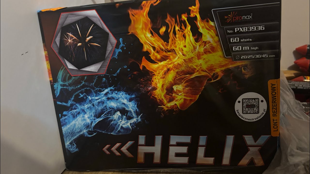 Wyrzutnia helix z dino! 20/25/30/45 mm 🎆🎆