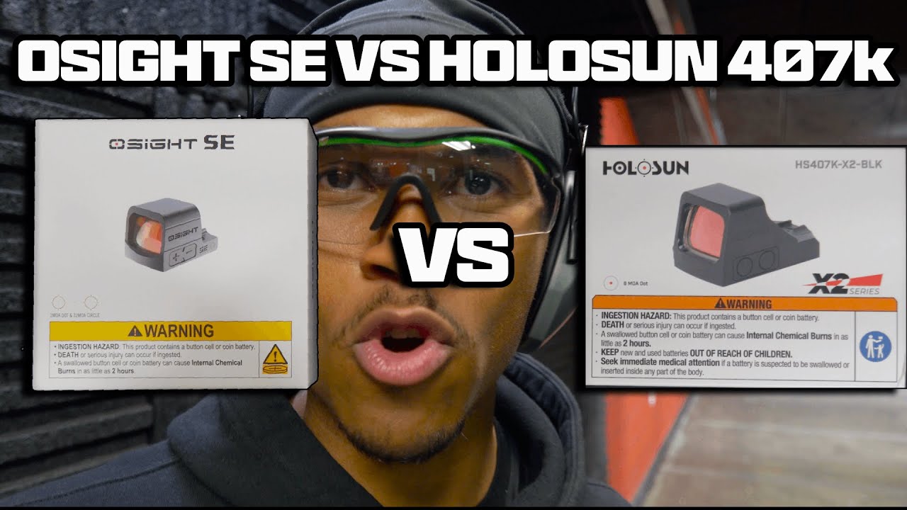 🔴 Osight SE против Holosun 407K &mdash; какому из них лучше доверять при ношении оружия?