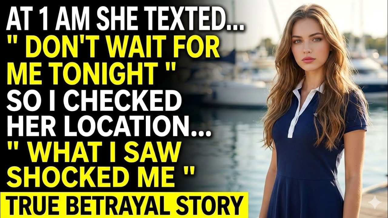At 1 AM My Wife Texted “Don’t Wait For Me Tonight”… So I Checked Her Location | Betrayal Story