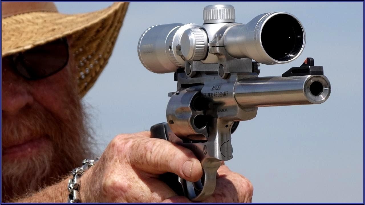SCOPED .44 Mag. Revolver  -  How powerful is it?