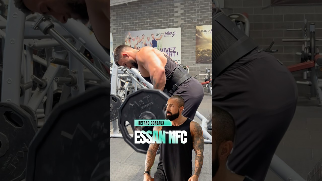 Rattrape ton retard dos, je teste la s&eacute;ance d&rsquo;Essan NFC 🔥 #musculation #fitness #workout #training