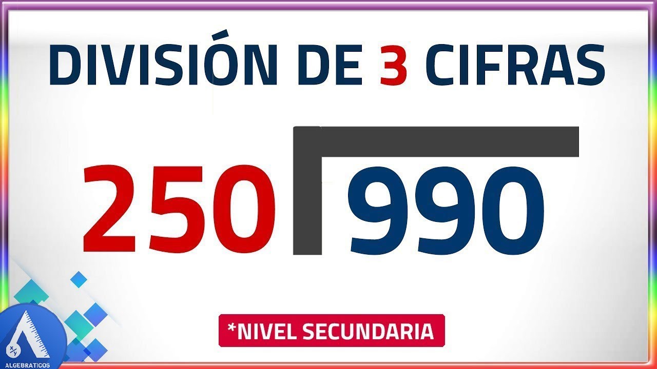 🔴¿SABES DIVIDIR CON 3 CIFRAS? ¡Aprende muy fácil! (Nivel Básico)