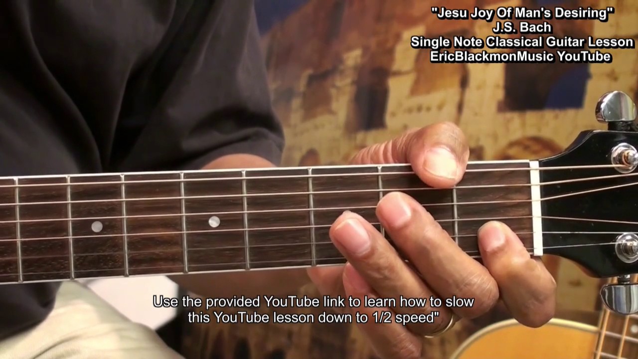 Jesu Joy Of Man's Desiring Guitar Lesson