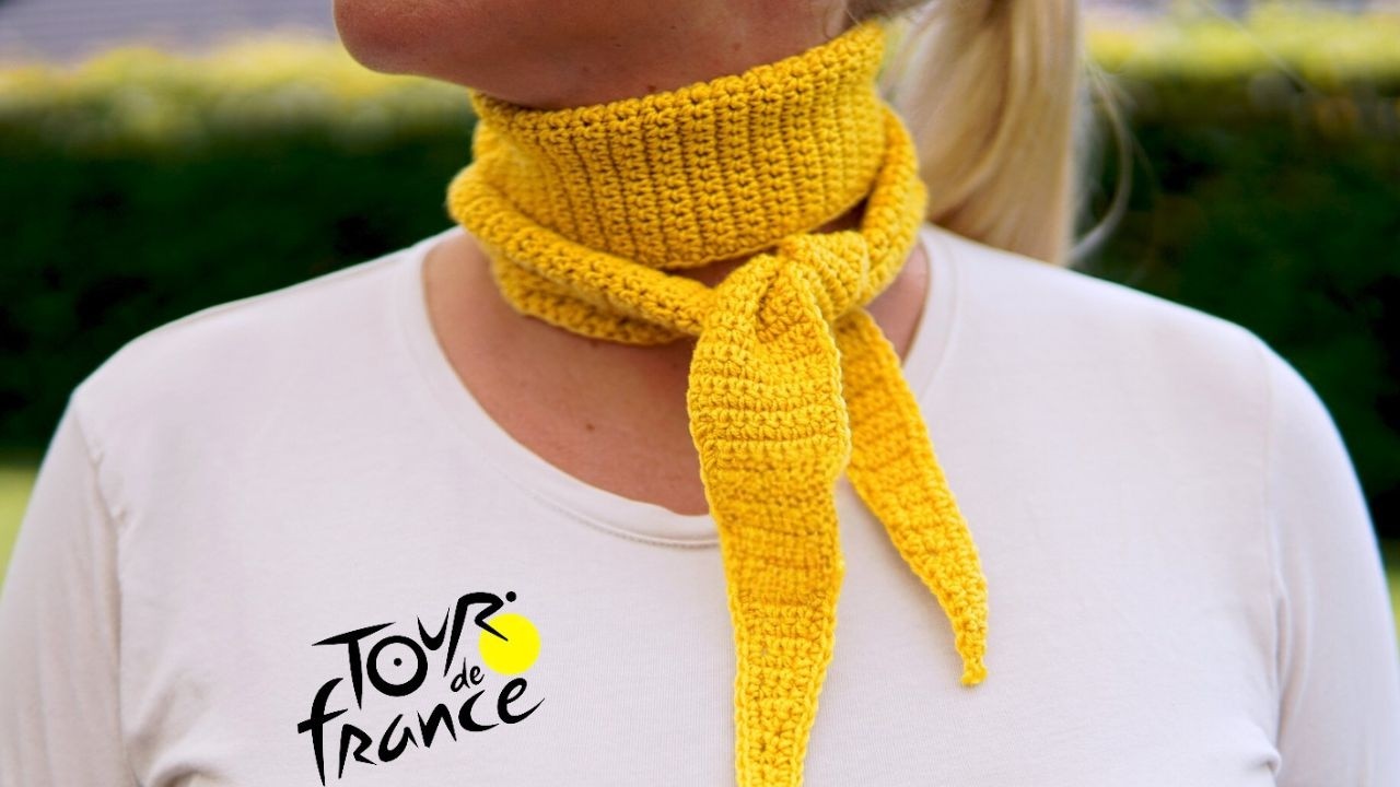 Wie man einen kleinen Tour de France Schal häkelt