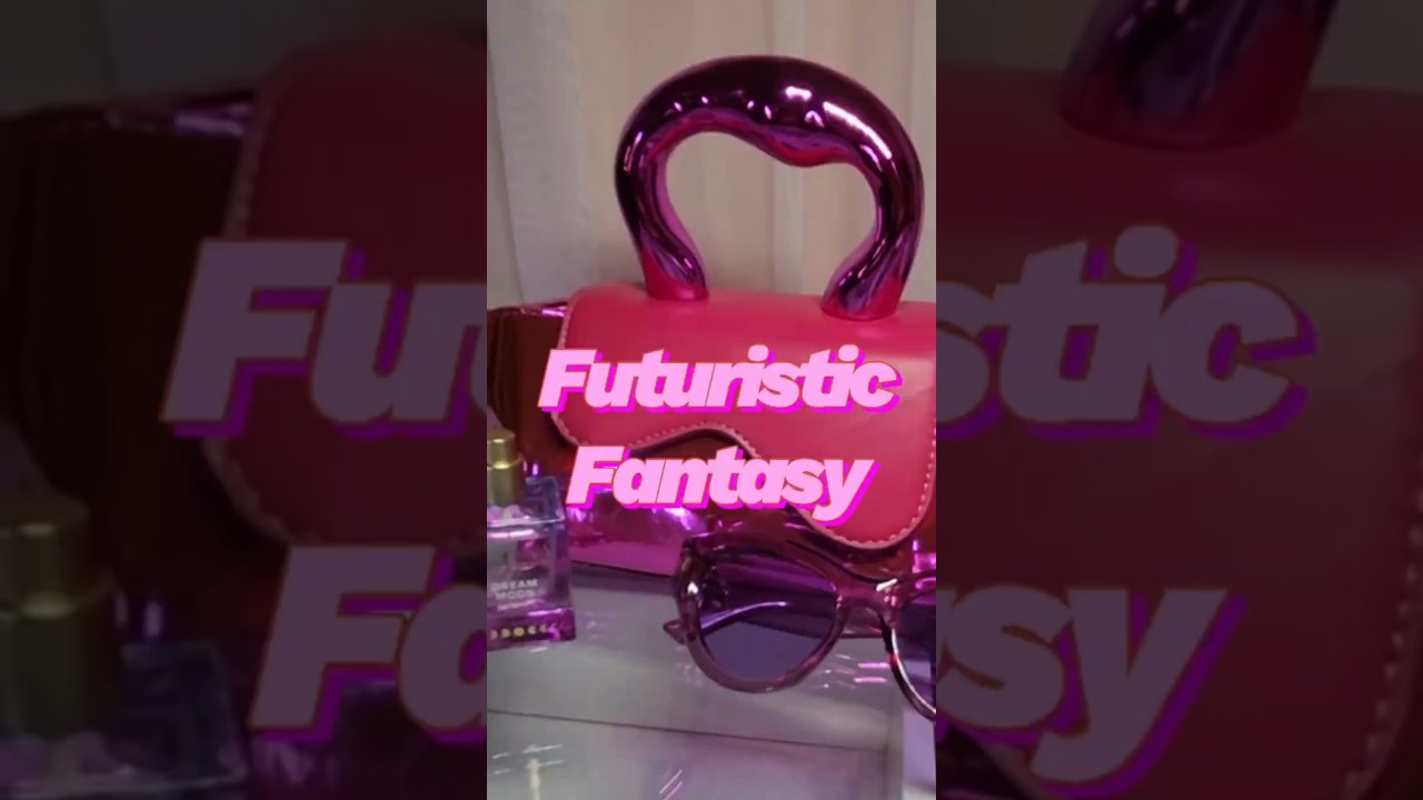 👁Hold my Bag👁#futuristic#purse#fashion#pink#girly#amazon#funky#funkyfashion#asmr#eyeswithoutaface