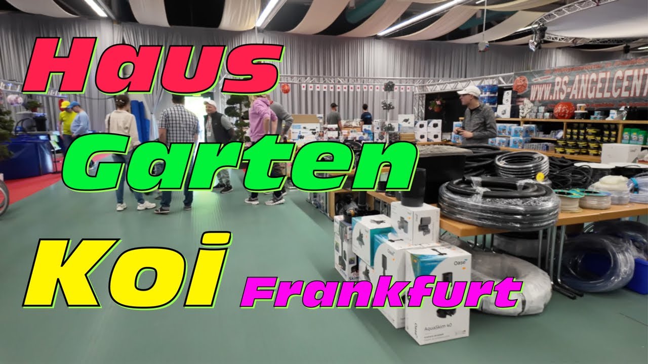 Die Haus, Garten, Koi Messe in Frankfurt Oder! Tausende Besucher waren zu Gast!