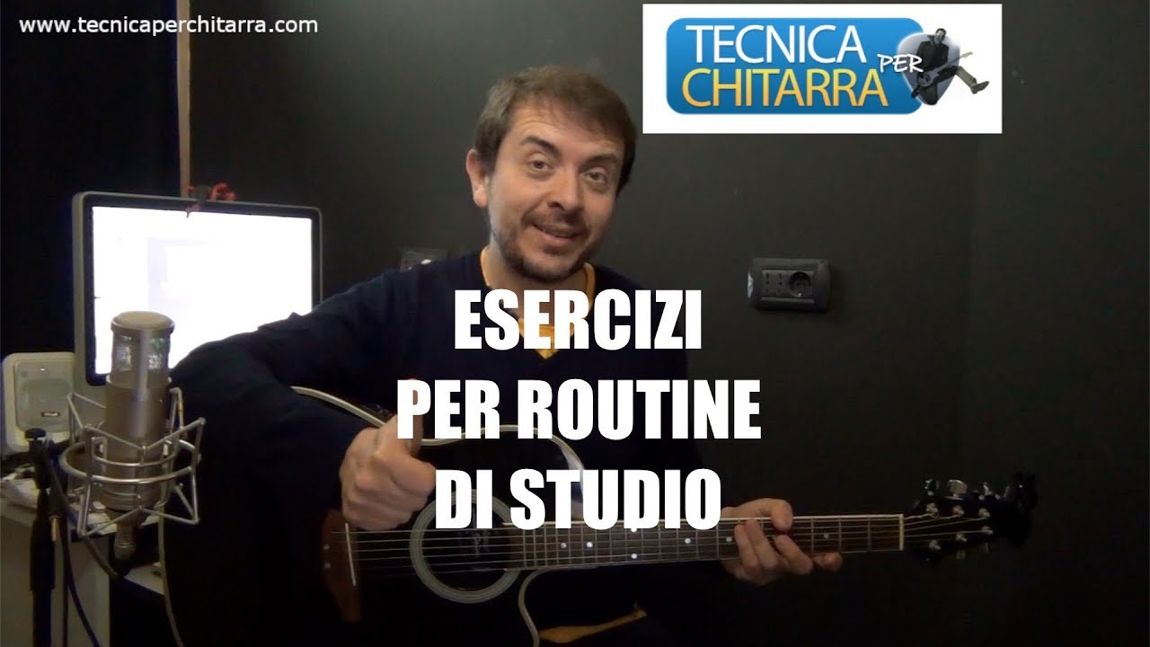 Lezioni di chitarra: Esercizi per routine di studio