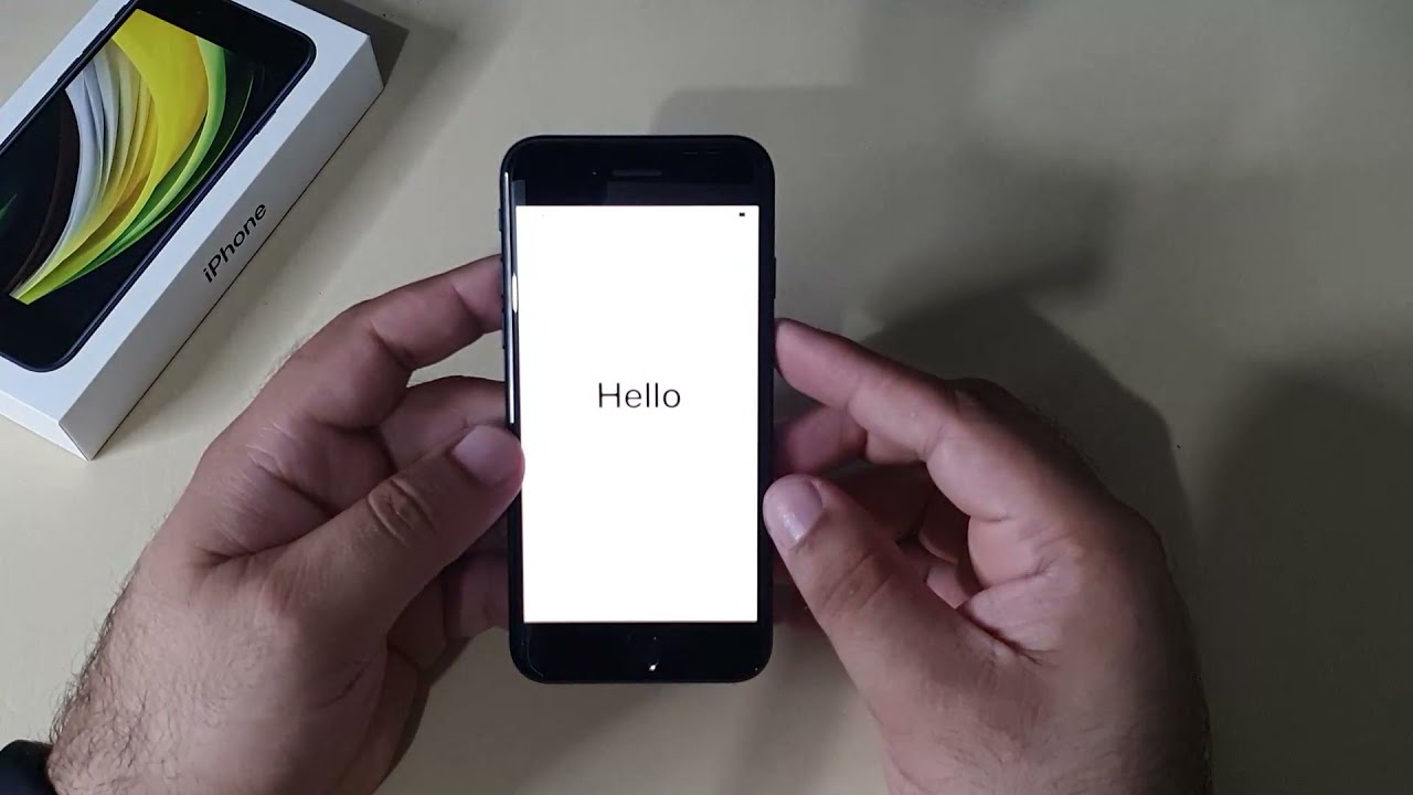 LIGANDO IPHONE SE (2020)  PELA PRIMEIRA VEZ