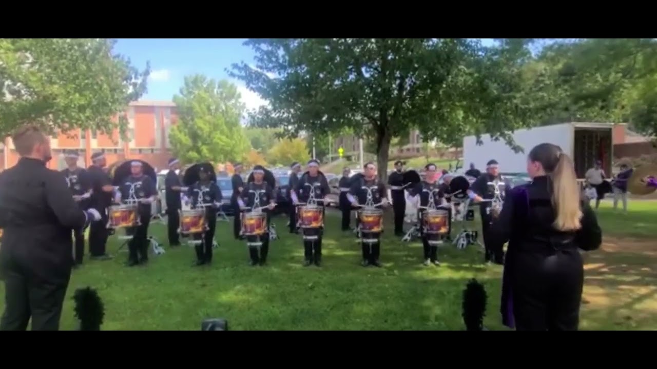 WCU Drumline 2022 In the Lot-Home Opener
