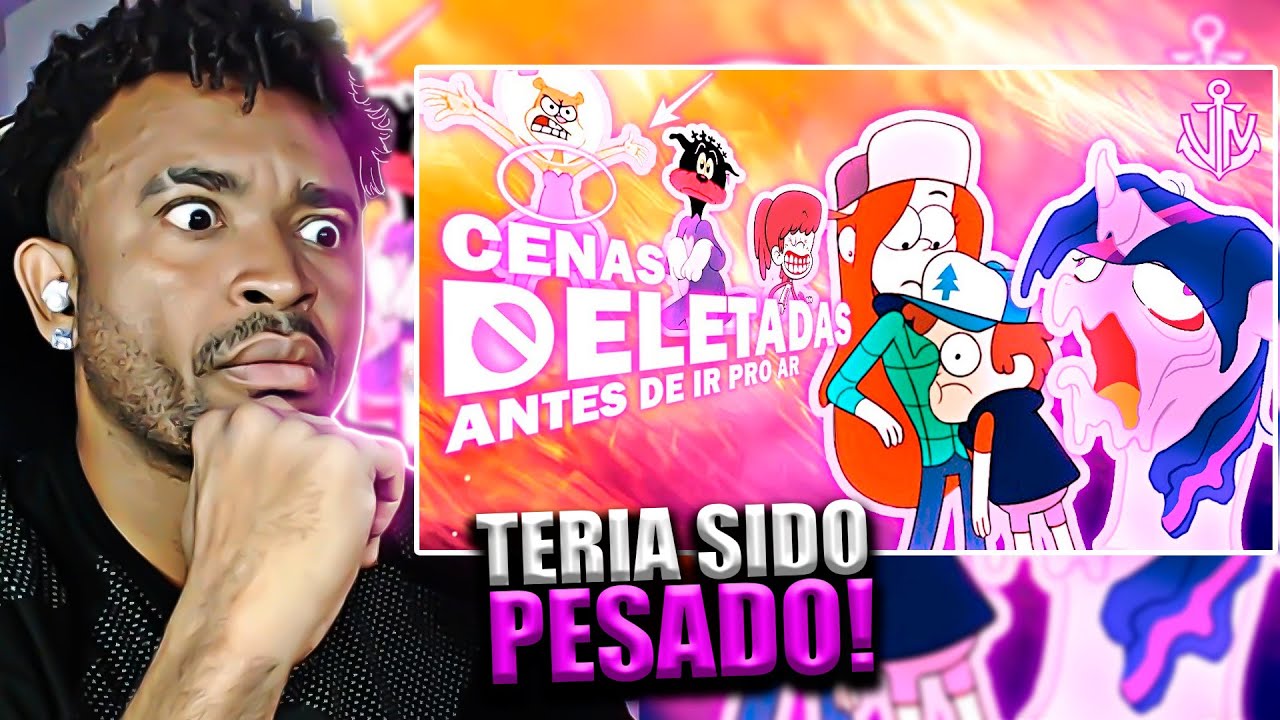 CENAS CENSURADAS em DESENHOS que você NÃO VIU! ✂️🚫 | ALEXANDRE NA ÁREA #react