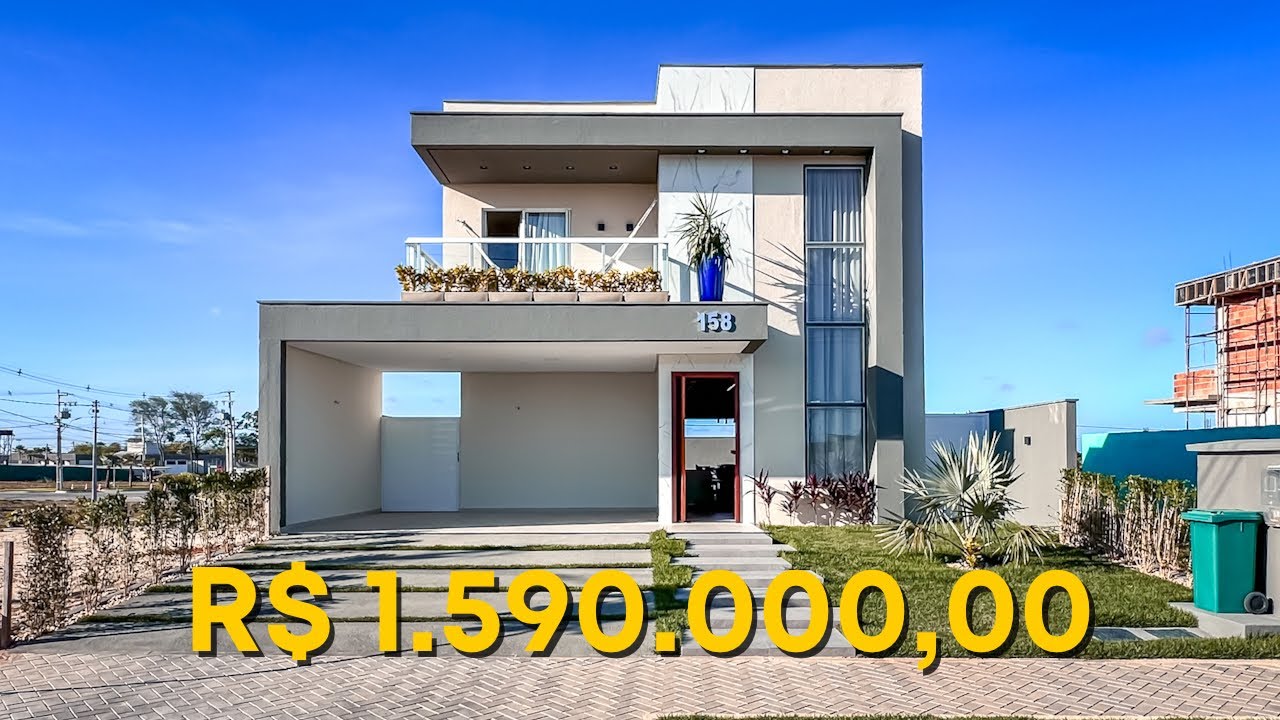 CASA 100% MOBILIADA 😍 NO TERRAS ALPHAVILLE CEARÁ, EUSÉBIO