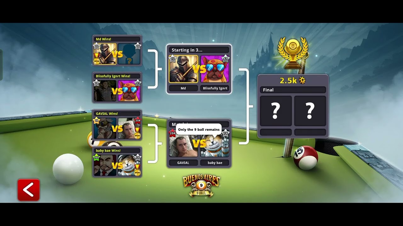 10 Turnament 8 ball pool Games #rumithegamer #8ballpool #gameplay