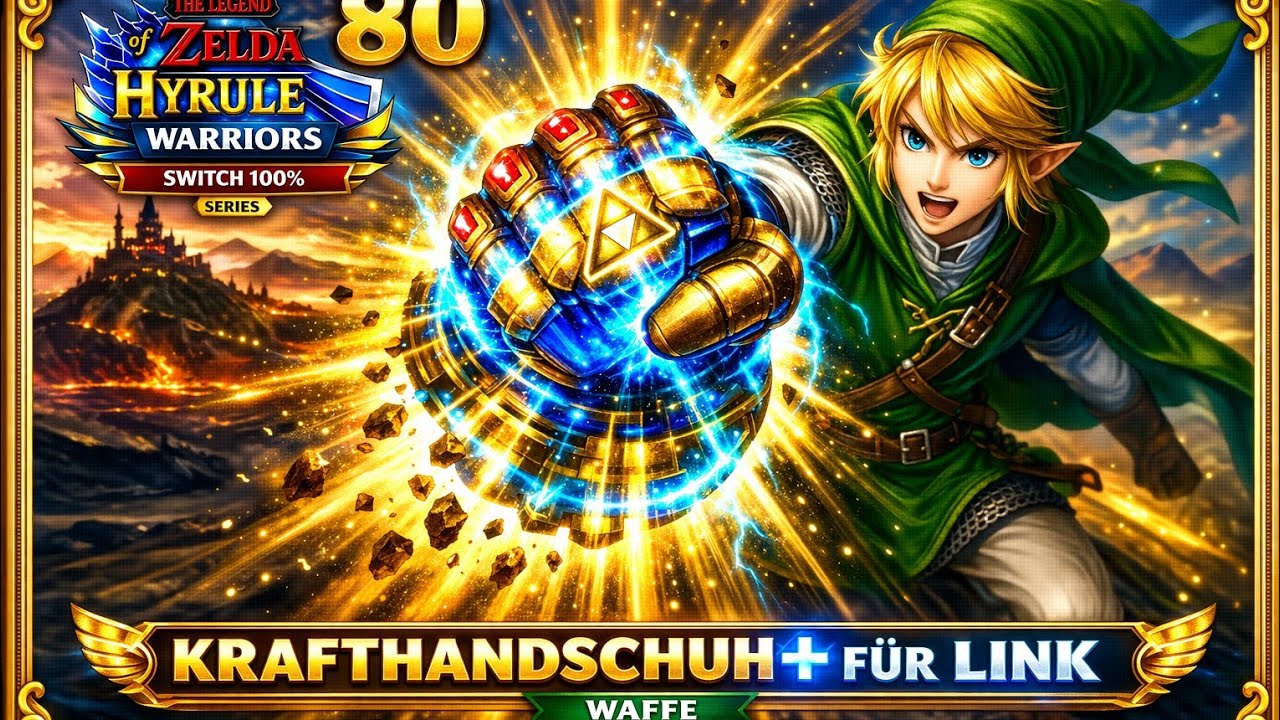 F80 – Hyrule Warriors: Definitive Edition | KRAFTHANDSCHUH freigeschaltet! 💪😱 Maximale Power