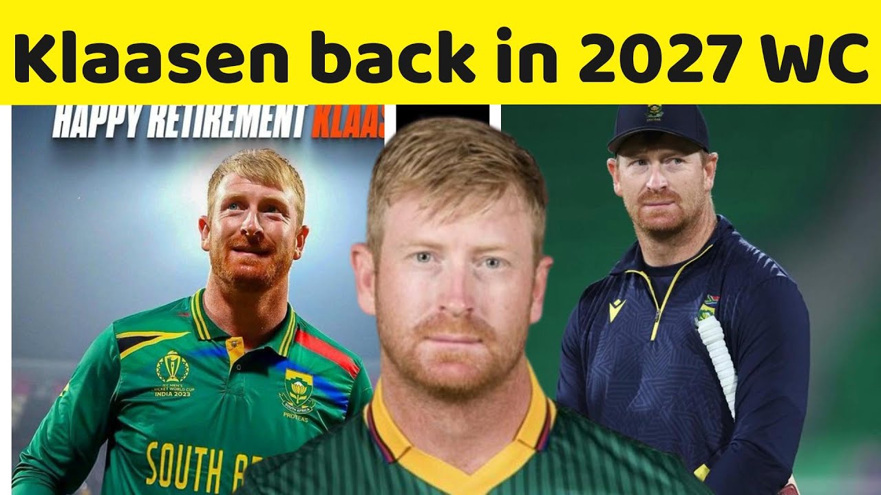 klaasen back in 2027 ODI  world cup for South Africa || cricket
