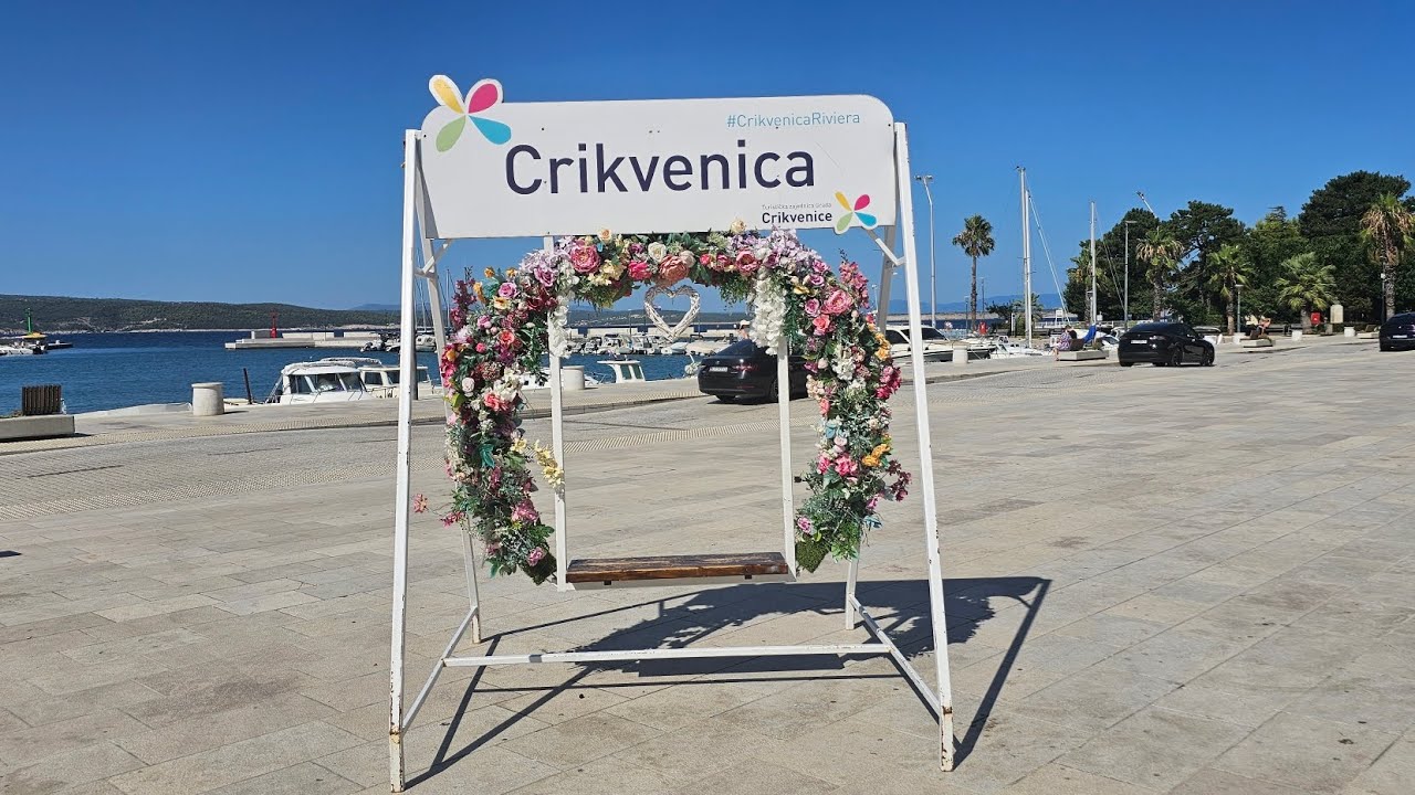 CRIKVENICA CROATIA 🇭🇷 4k Walking Tour 60 fps HDR