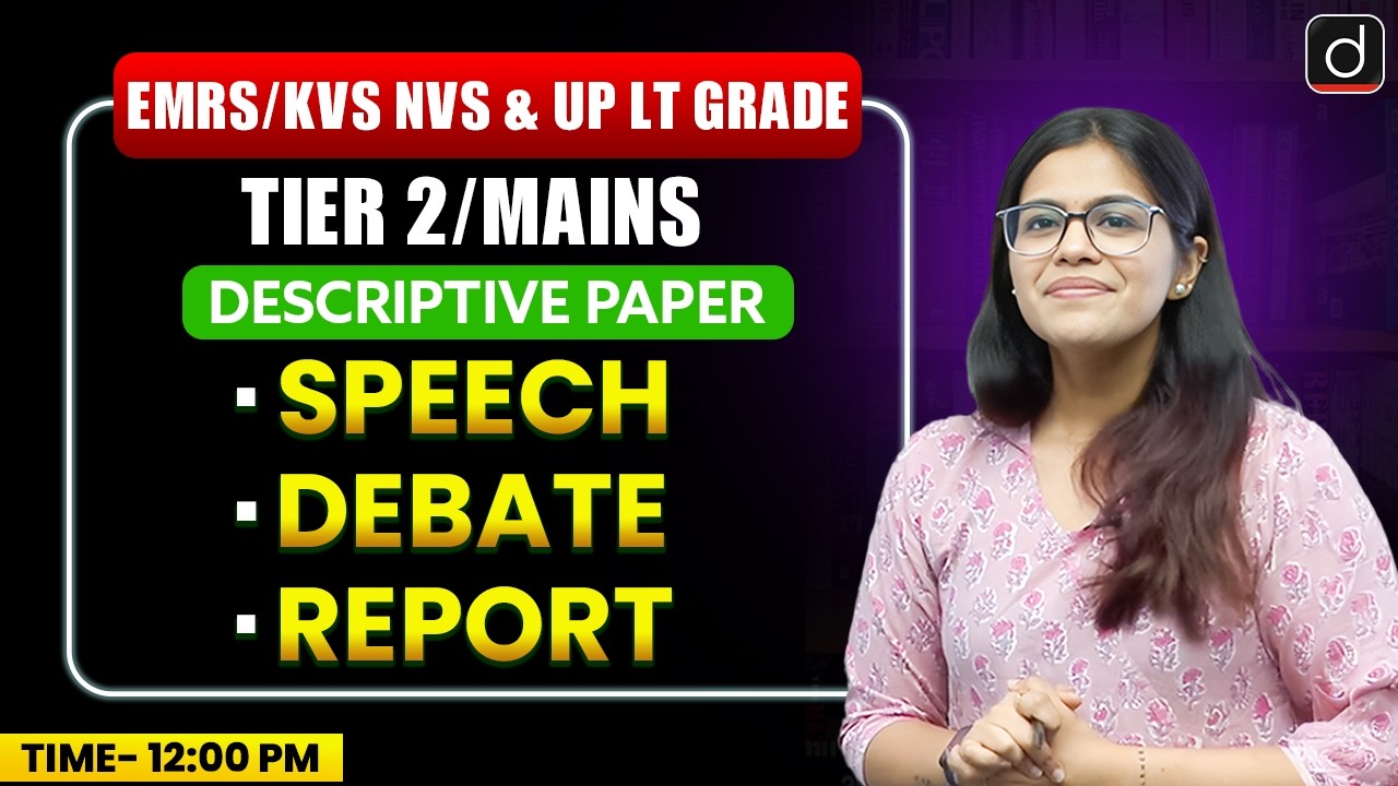 EMRS/KVS/NVS & UP LT Grade Tier 2 Mains | Descriptive Paper Strategy | Drishti Teaching Exam