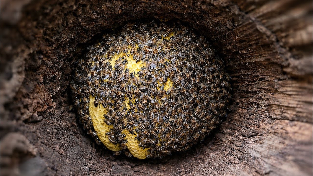 I went to check my bee traps in the forest – the results were surprising