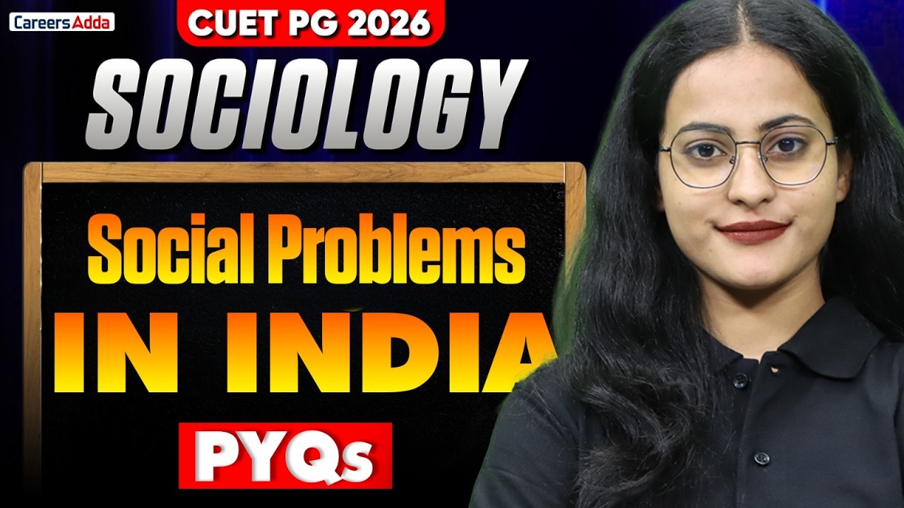 CUET PG Sociology 2026 | Social Problems in India