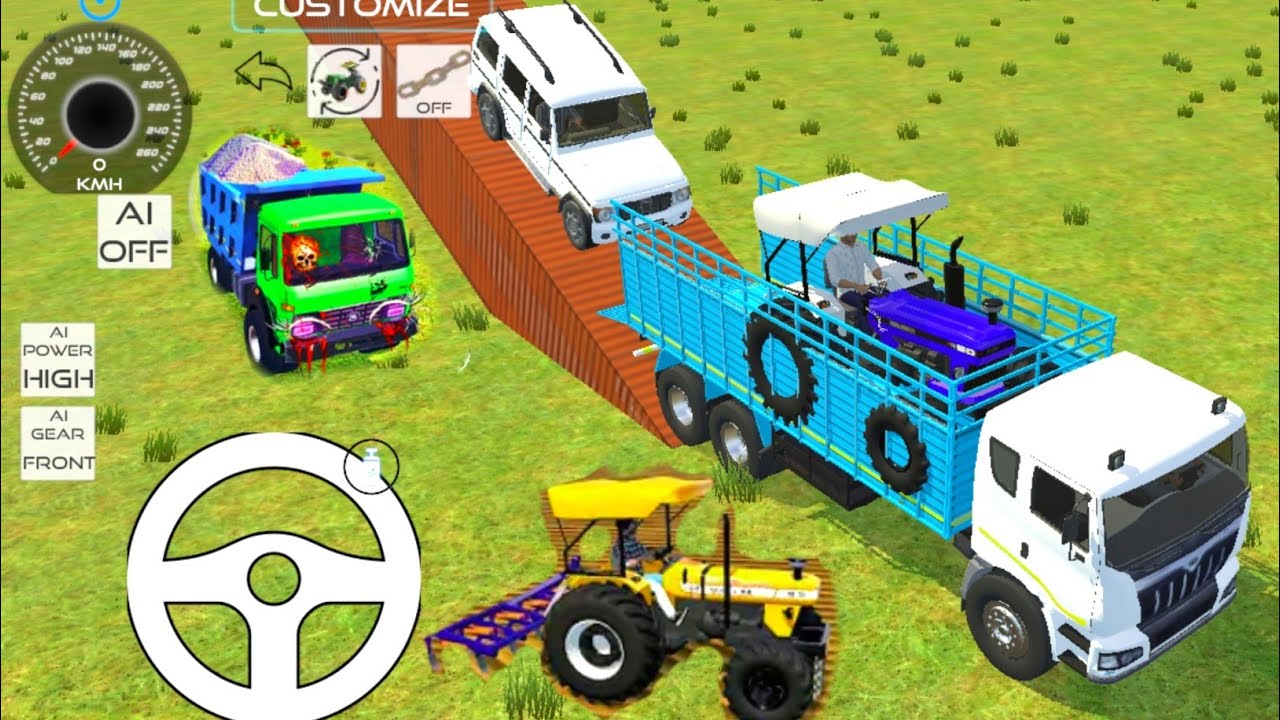 🔴Drive JCB and Uploading 🪨🏗Stone From Dumper🌋 Truck in Game #truck​ #jcb​ #tractor​ #dumper​ #games​