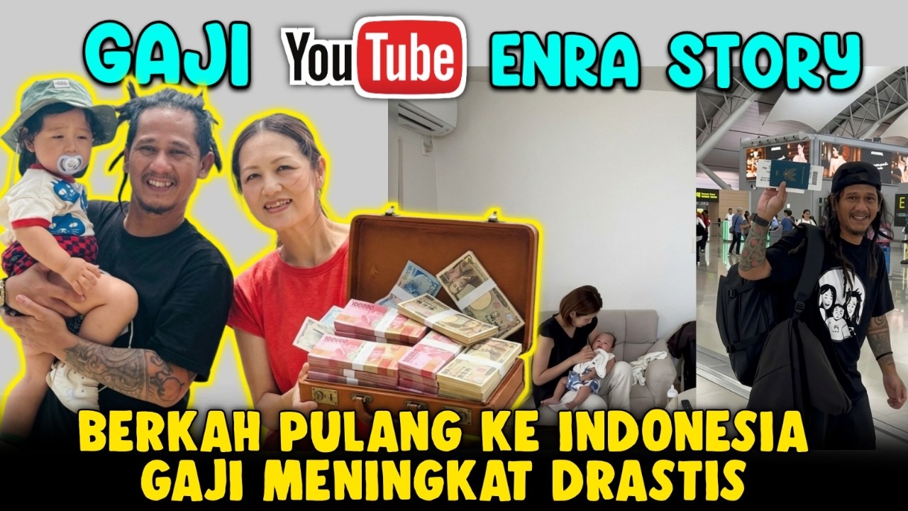 BERKAH PULANG INDONESIA! Gaji YouTube Enra Story Meningkat Drastis | Audit 2026