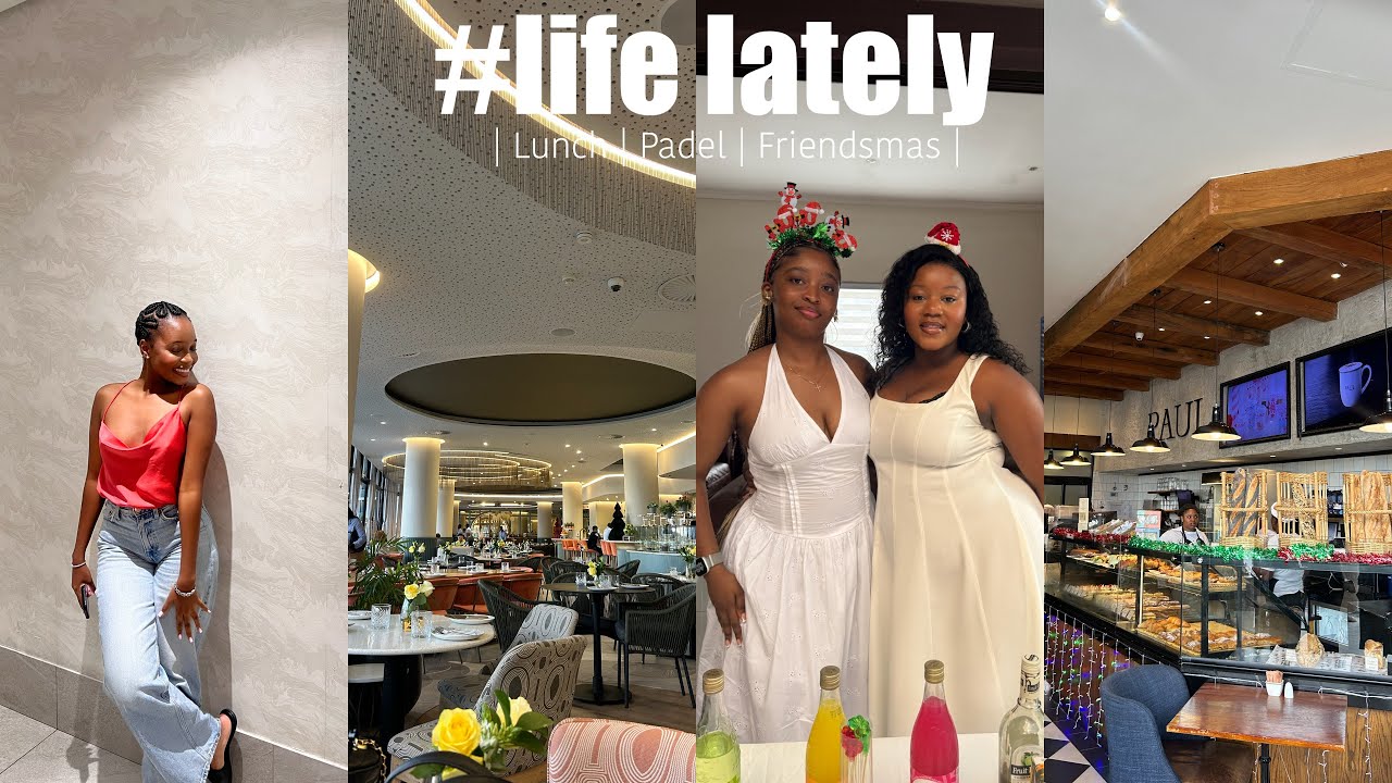 #vlog, a little bit of this and that | Padel, Friendsmas, lunch, brunch |