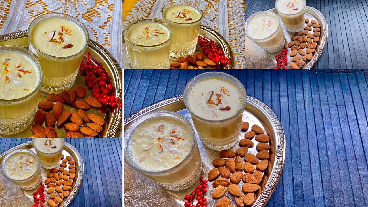 Badam Kheer |Badam Kheer Recipe at Home |How to make Almond milk |flavoured Almond Milk  | Ep-17