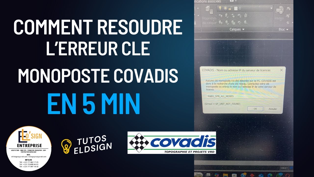 Covadis-Nom ou adresse ip du serveur de licences