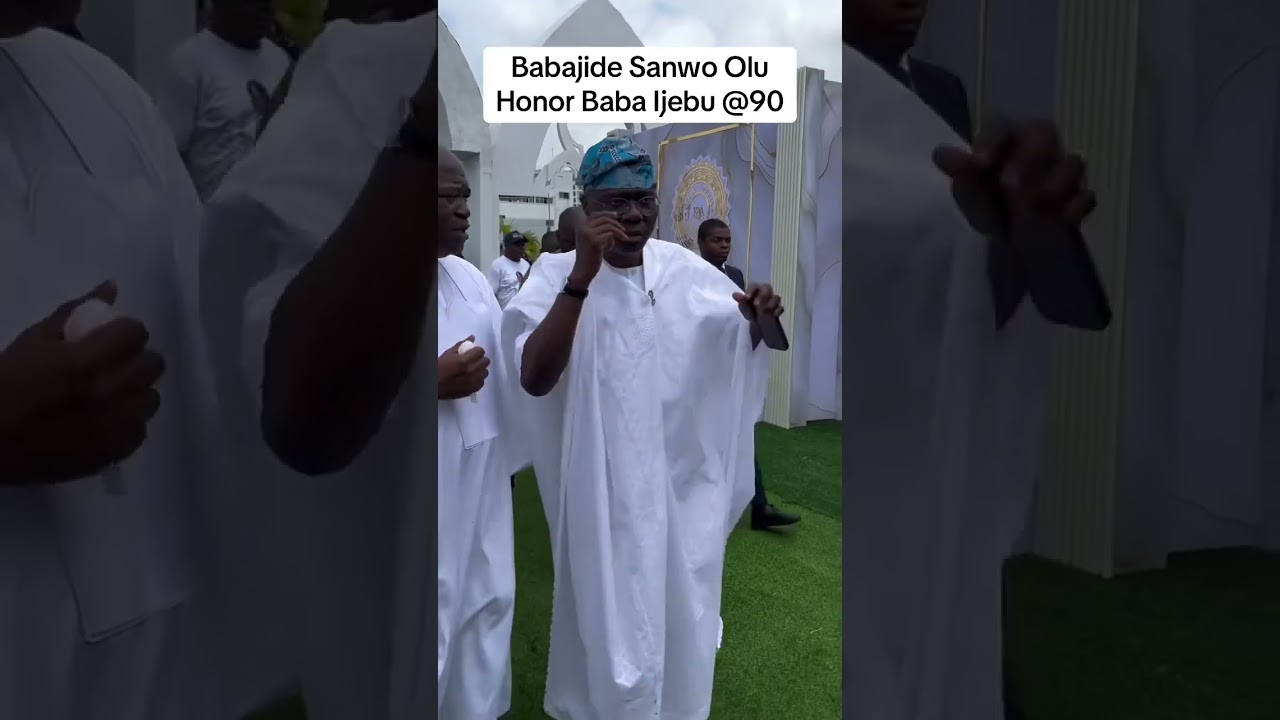 His Excellency Babajide Sanwo Olu Honor Baba Ijebu @90