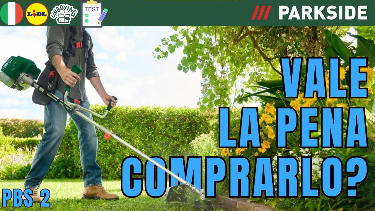 DECESPUGLIATORE A BENZINA Parkside PBS 2 E5 ITALIA ITALIANO LIDL