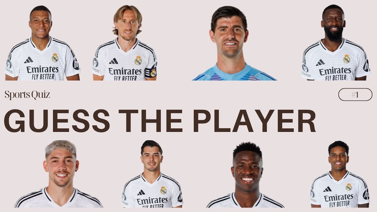 Guess The Player | Can You Name The Real Madrid Squad 2025? @realmadrid