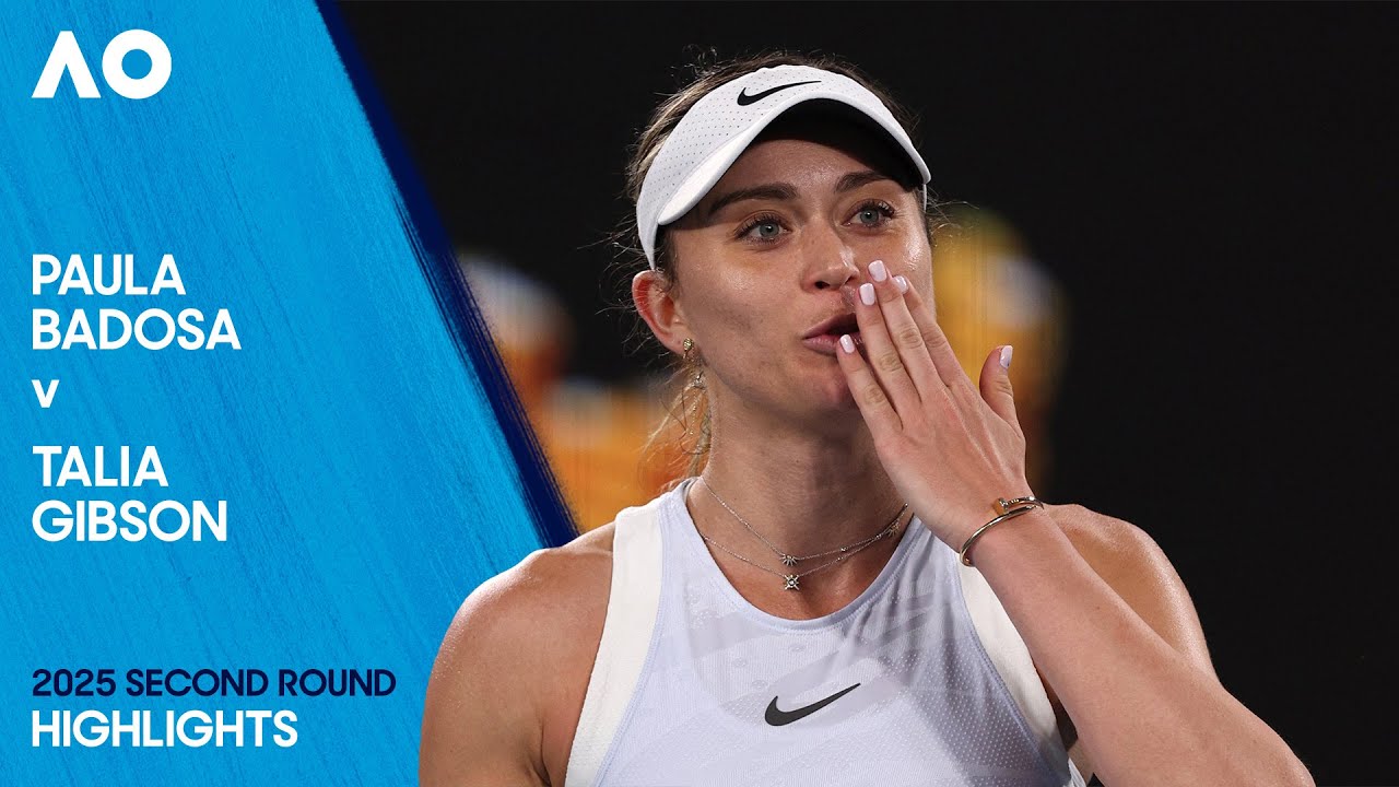 Paula Badosa v Talia Gibson Highlights | Australian Open 2025 Second Round