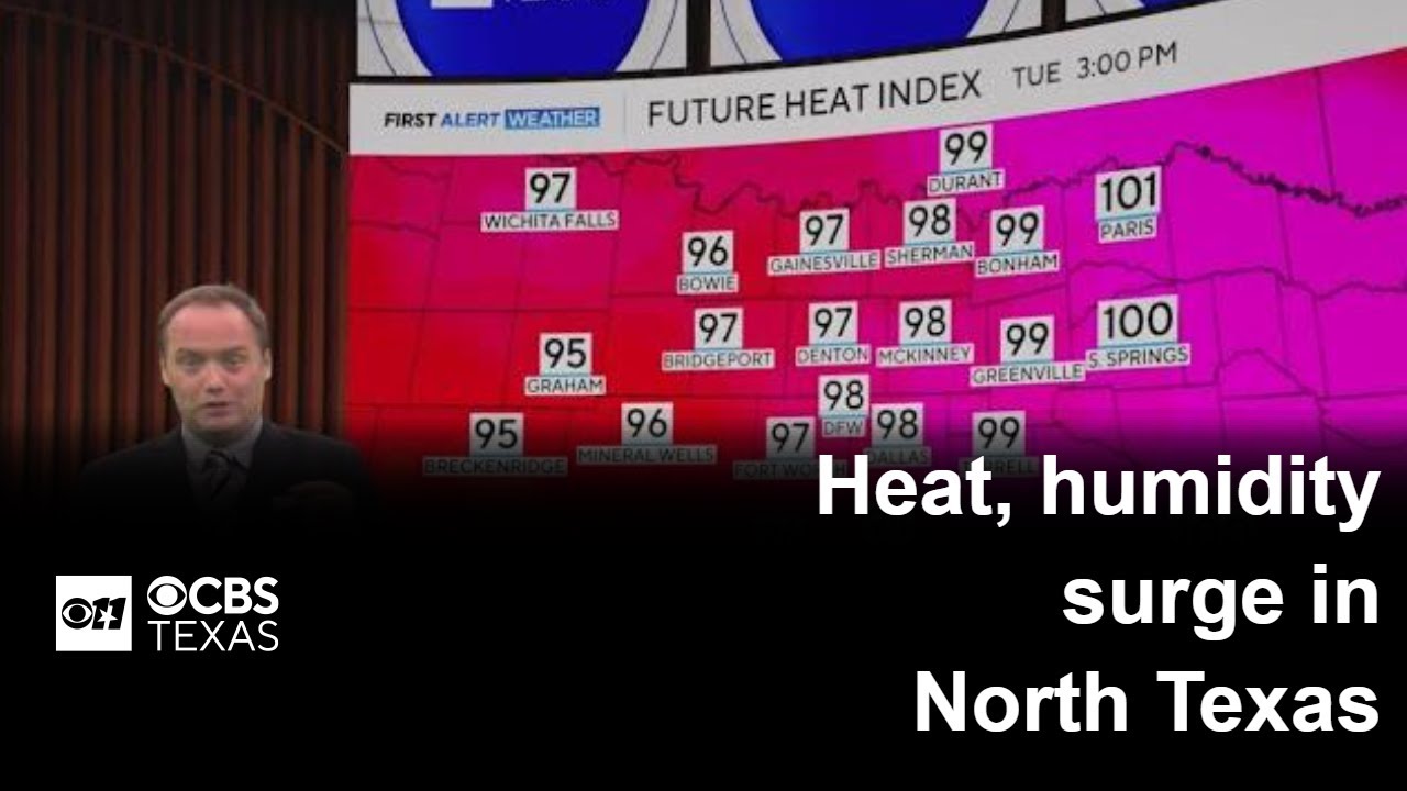 Heat and humidity surge as North Texas heads into June