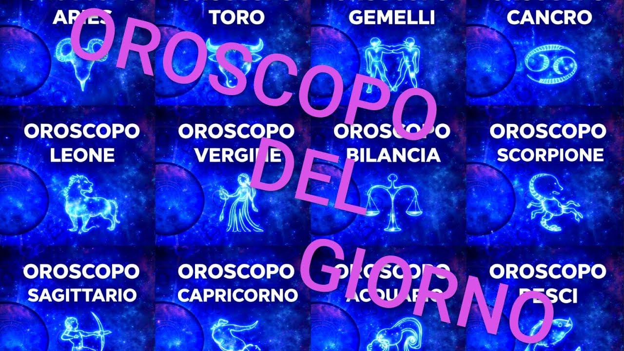 OROSCOPO DEL GIORNO 20 GENNAIO