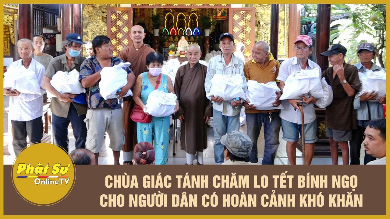 TP.HCM: Chùa Giác Tánh chăm lo Tết Bính Ngọ cho người dân có hoàn cảnh khó khăn
