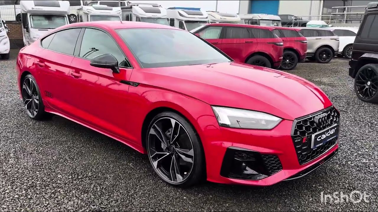 CALDER MOTOR - 2023 AUDI A5 2.0 TFSI 40 Black Edition Sportback 5dr Petrol S Tronic Euro 6