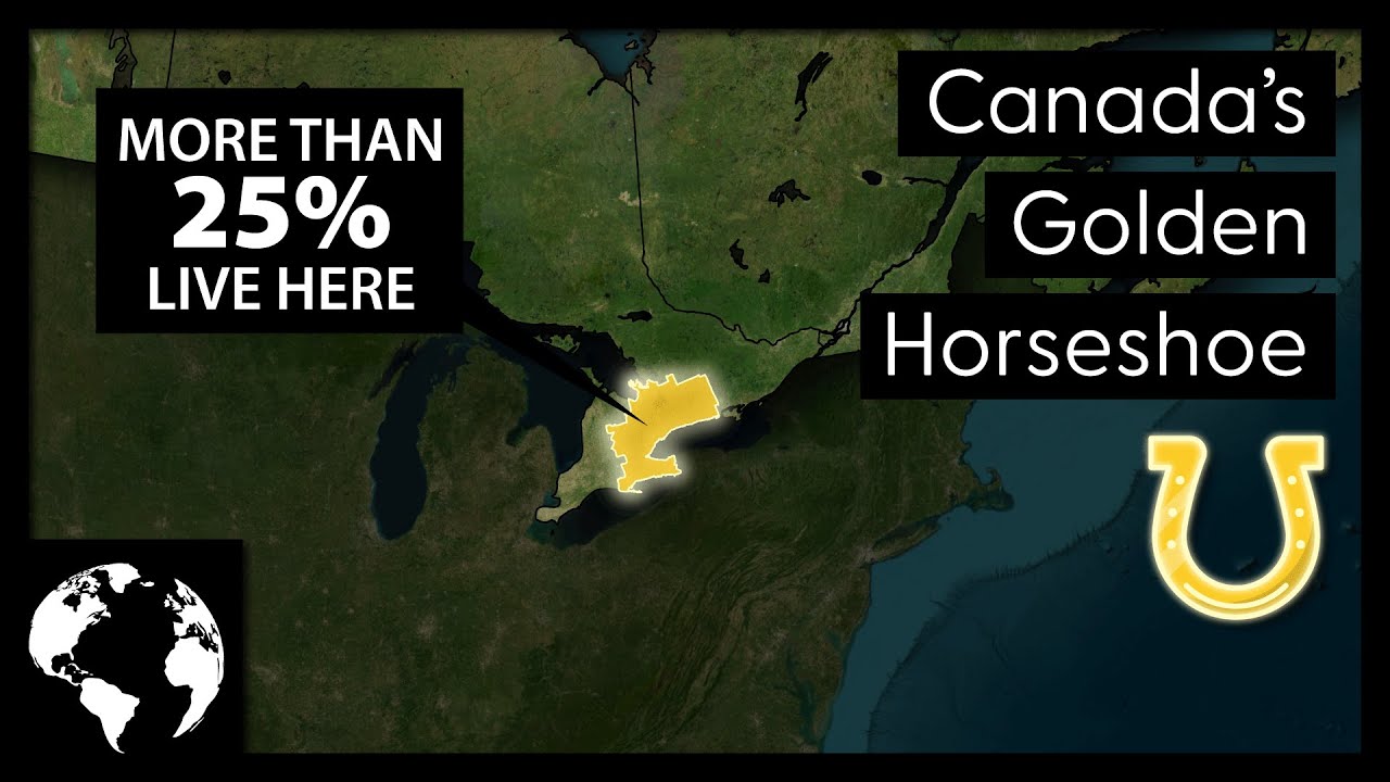 Why So Many Canadians Live In This Tiny Area: The Golden Horseshoe