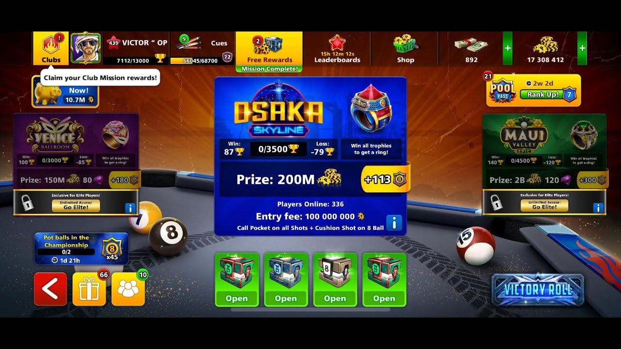 KYA CLUB LEAG TOP HO JAYE GA LIVE GAMEPLAY  8BALLPOOL
