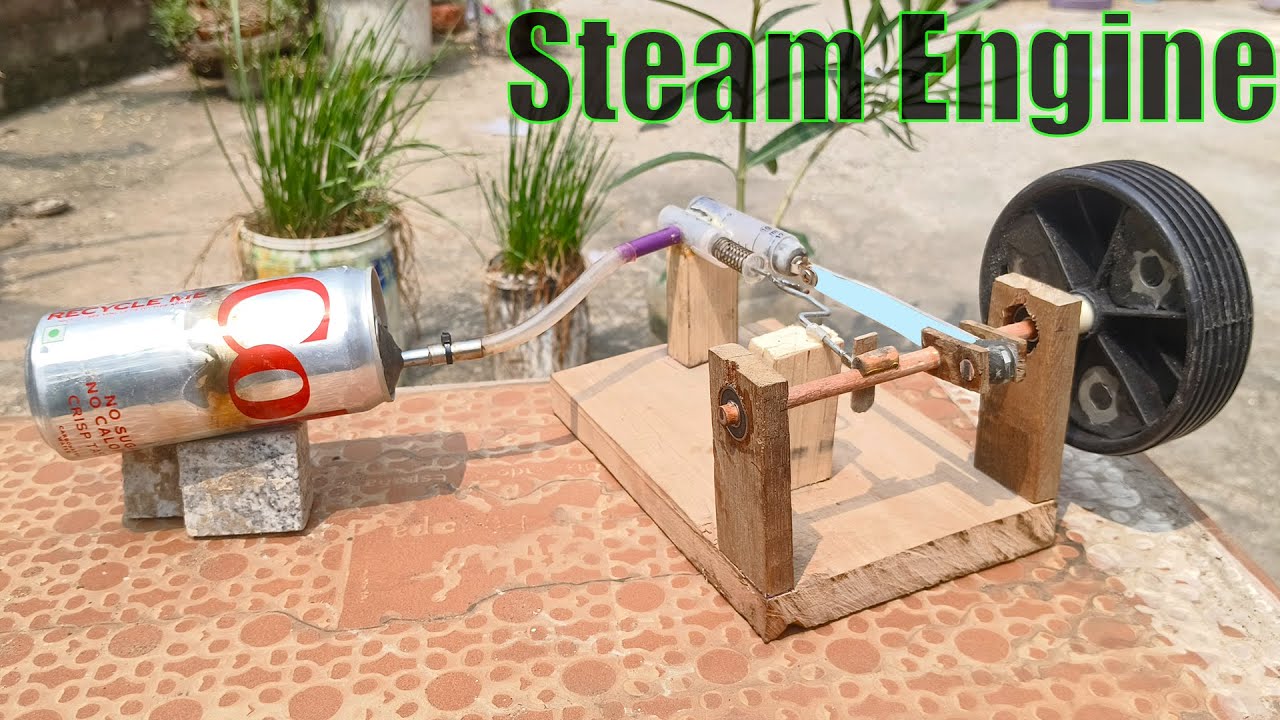 Homemade Steam Engine | High Speed Steam Engine