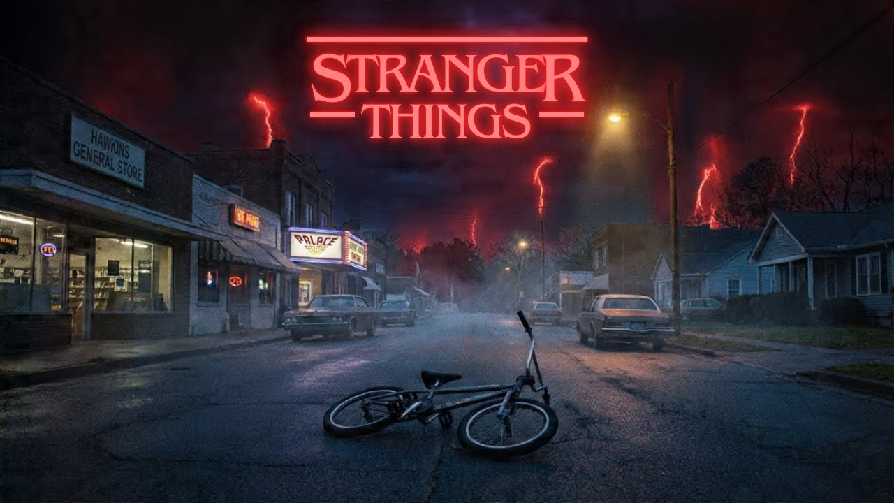 Stranger Things || 1-Hour Ambient Soundscape in Hawkins