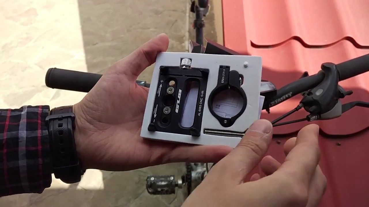 GUB G-86 Bike aluminum phone holder Installation