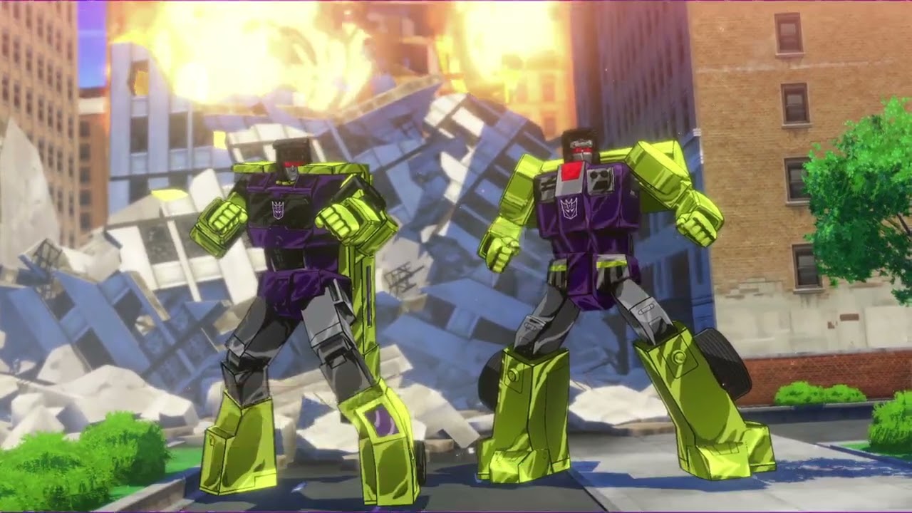 TRANSFORMERS: Devastation Grimlock vs Bums part1