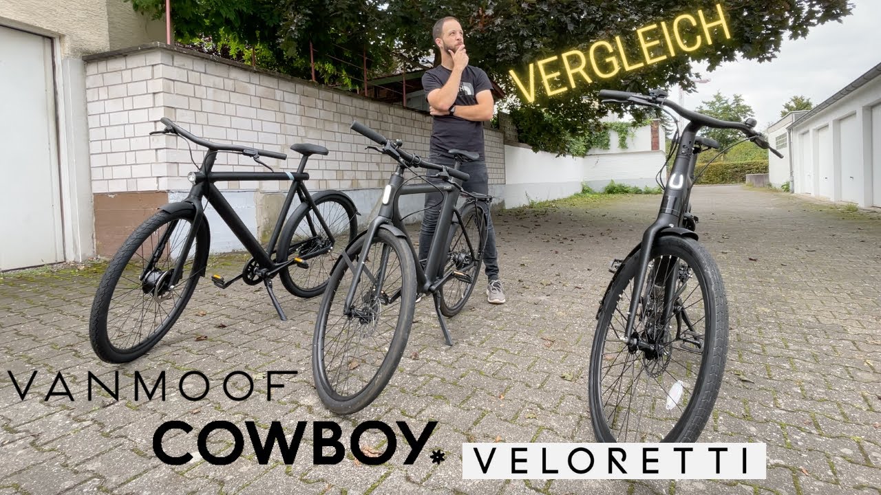VELORETTI Ace vs VANMOOF S3 vs COWBOY - Welches E-Bike ist das beste?