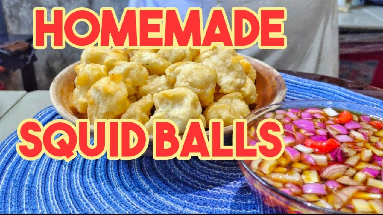 HOW TO MAKE SQUID BALLS AT HOME / EASY AND DELICIOUS RECIPE