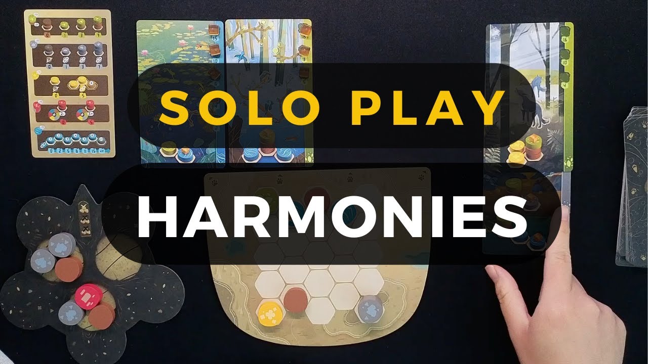 Harmonies Board Game Solo Play Game #2 | DaniCha