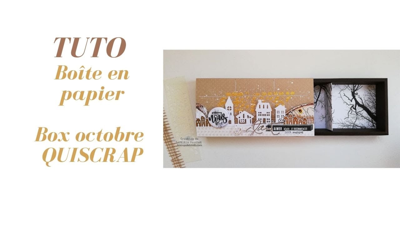 DIY : Boîte a compartiments