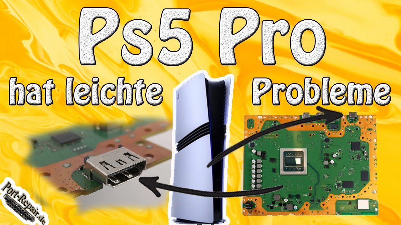 Meine erste Ps5 Pro mit leichten Problemen [Port-Repair]
