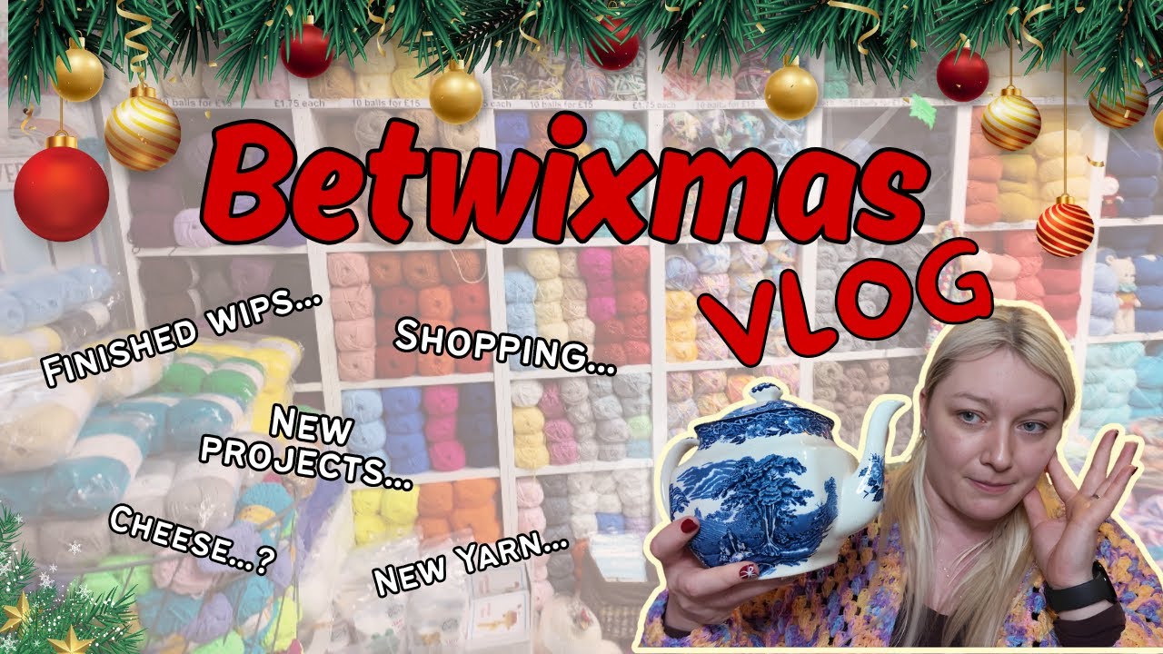 Betwixtmas Crochet Vlog | Finishing That Cardigan & Yarn Shopping